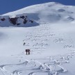 Uschis Tourengruppe in den Karnischen Alpen 