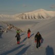 Skitouren am Van Mijenfjorden, Spitzbergen