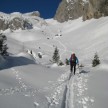 Schitourenstart in den Karnischen Alpen