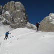 Schitourenstart in den Karnischen Alpen